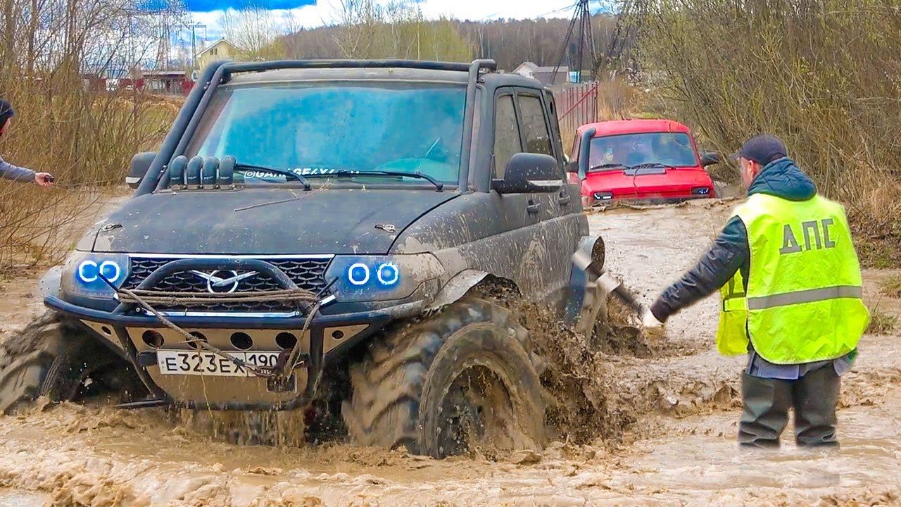 Бешеная нива в болоте против Уаз Pajero и Toyota Подводный оффроад Где предел? смотреть онлайн