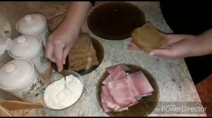 Бутерброды с грудинкой/сытные и простые