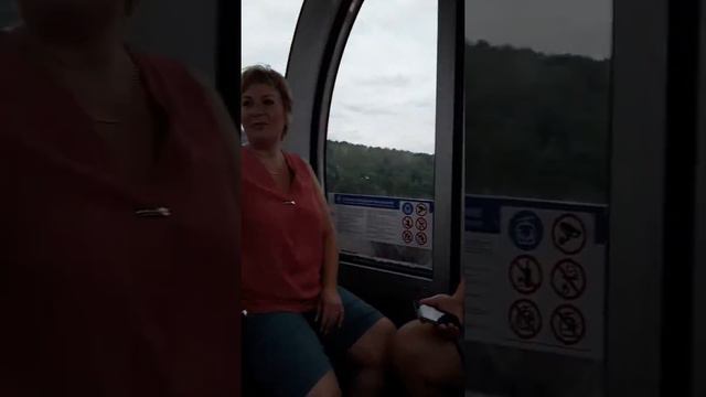 г. Москва канатная дорога через москва реку. В районе стадиона Лужники. смотреть онлайн