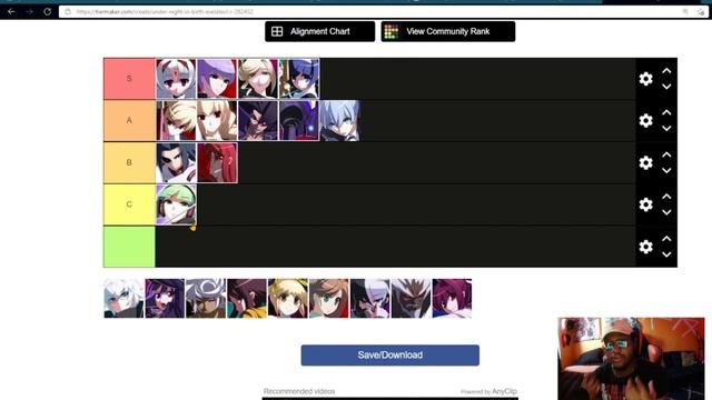 Under Night In-Birth Exe: Late clr Tier List смотреть онлайн
