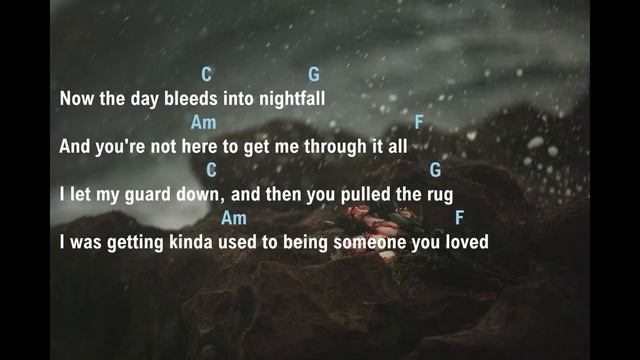 Someone You Loved - chords смотреть онлайн