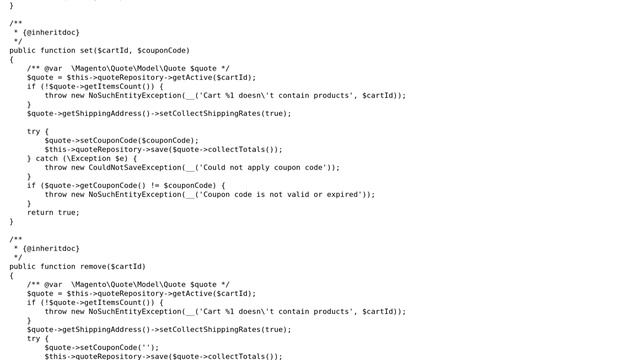 Magento: Magento 2 - Not able to override CouponManagement Model смотреть онлайн