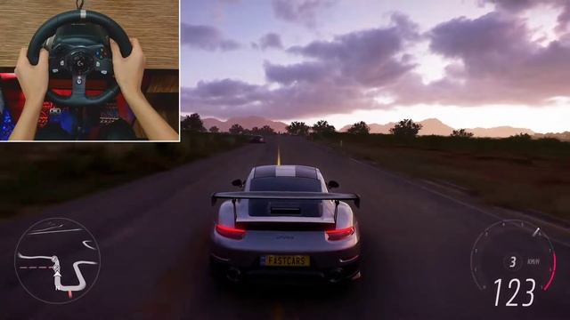 porche 911 gt2 rs _ forza horizon 5 | (logitech g920 steering wheel+xbox controller) смотреть онлайн