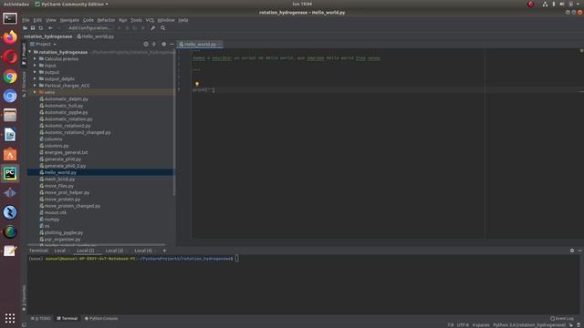 Pycharm tutorial ¿Cómo crear un archivo Python en Pycharm? смотреть онлайн