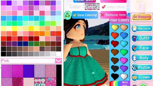 В роля хай из роблокса обновление очень красивые причёски и лица /Виолетта /София смотреть онлайн