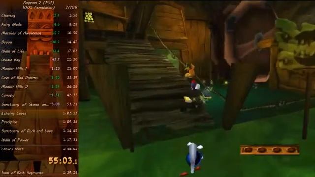 (WR) Rayman 2: The Great Escape (PS1) 100% speedrun in 1:41:24 смотреть онлайн