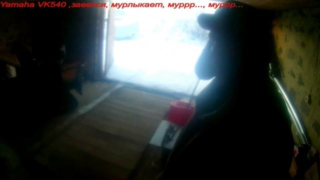 Завожу  свой снегоход Yamaha VK540 .