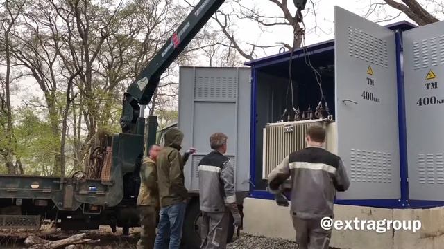 МОНТАЖ И ОШИНОВКА ТРАНСФОРМАТОРА ТМГ 400 кВа смотреть онлайн