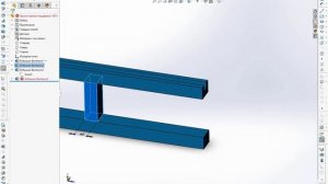 SOLIDWORKS копирование и перемещение элемента.