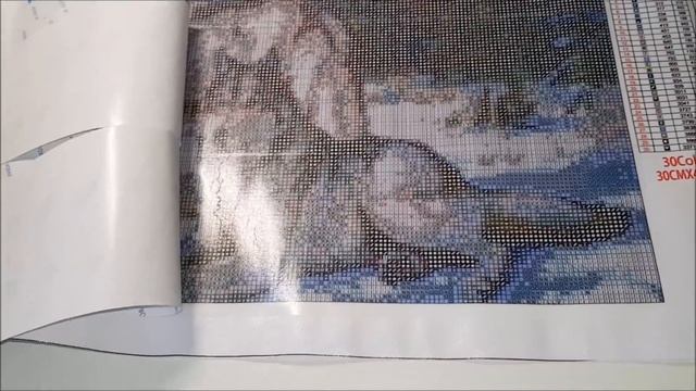Шикарные Волки Полная выкладка 30 на 40 см Алмазная вышивка из Китая смотреть онлайн