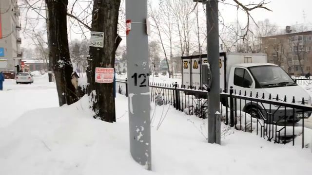Южный микрорайон после февральского снегопада смотреть онлайн