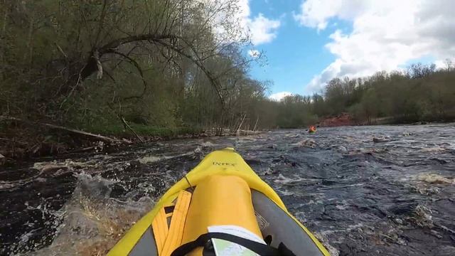 Сплав по реке Полисть от д. Починки до д. Котецко 29.04.2023 - ionetourist смотреть онлайн