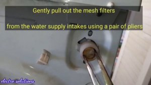 Tutorial:How to fix a 1E  or IE error code on a LG washing machine