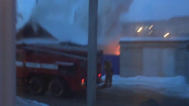 Пожар Сарапул, ул Пугачева 94 1 смотреть онлайн
