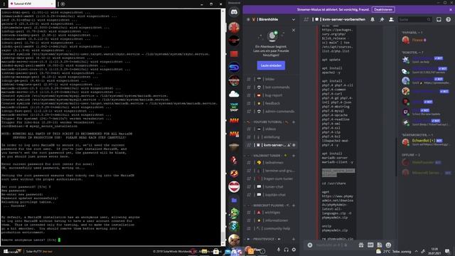 Rootserver vorbereiten - Minecraft Server von 0 aufbauen #01 [German/Deutsch] смотреть онлайн