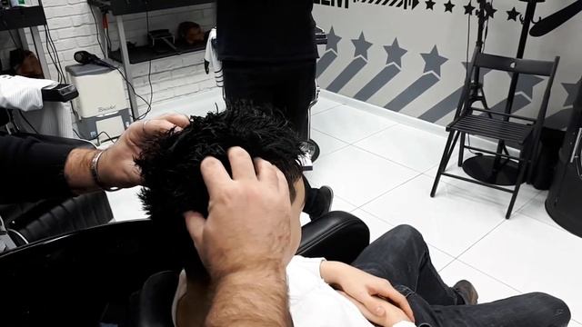 Семинар от TIGI. Как делать массаж головы#барбершоп #barber#barbershop смотреть онлайн