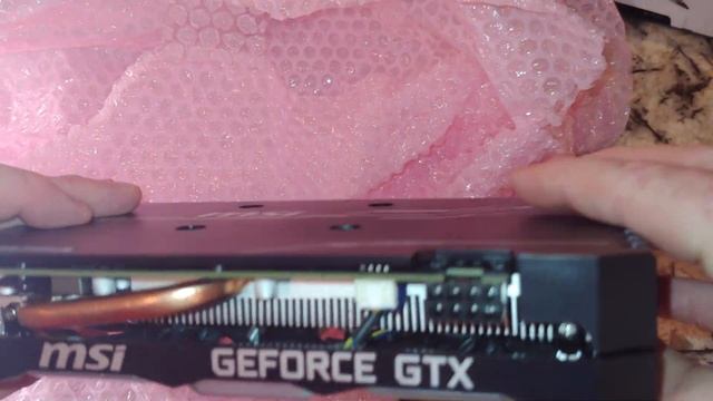 Unboxing used MSI Ventus OC GTX 1660 Super graphics card GPU смотреть онлайн