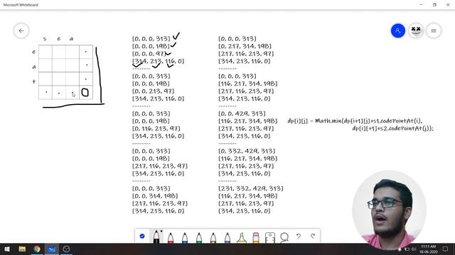 21DC: (D20P1) Minimum ASCII delete sum for two strings смотреть онлайн