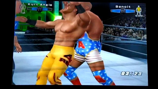 Royal Rumble 2003, Angle VS Benoit