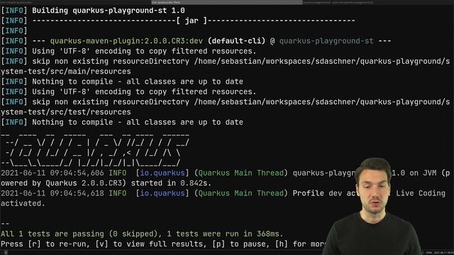 Using Quarkus dev mode for non-Quarkus projects (hacky workaround) смотреть онлайн