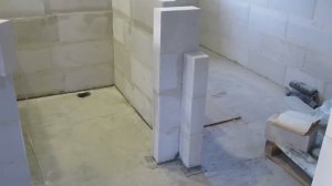 Межкомнатные перегородки из газоблока 100 мм часть первая