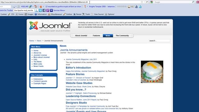 Joomla Help: Edit Your Url's to be SEO friendly смотреть онлайн