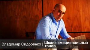 Шкала эмоциональных тонов | Владимир Сидоренко
