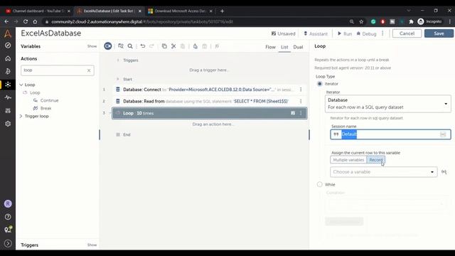 How to use excel as a database in A360? | Excel as Database in A360 смотреть онлайн