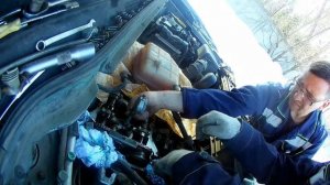 Замена цепи ГРМ протяжкой SSANGYONG NEW ACTYON G20D