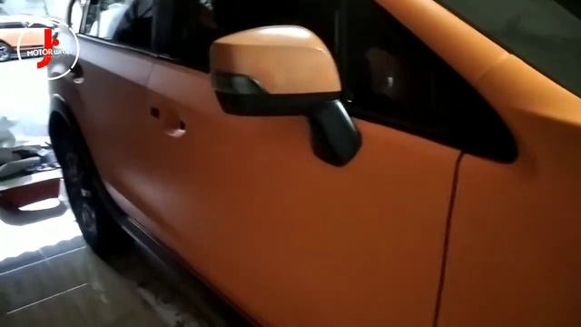 FULL WRAPPED SUBARU 4WD XV ORACAL 651 LIGHT ORANGE DOF смотреть онлайн