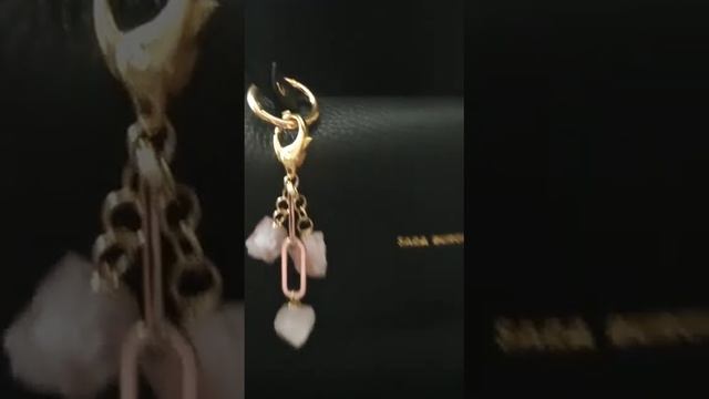 Брелок подвеска на сумку розовый кварц Ссылка на товар в описании смотреть онлайн