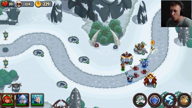 Realm Defense ● Прохождение #21 ● Ледяной привет [Игры на андроид] смотреть онлайн