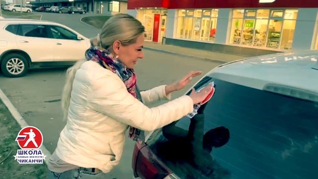 Мастер класс по наклеиванию наклейки на машину! смотреть онлайн
