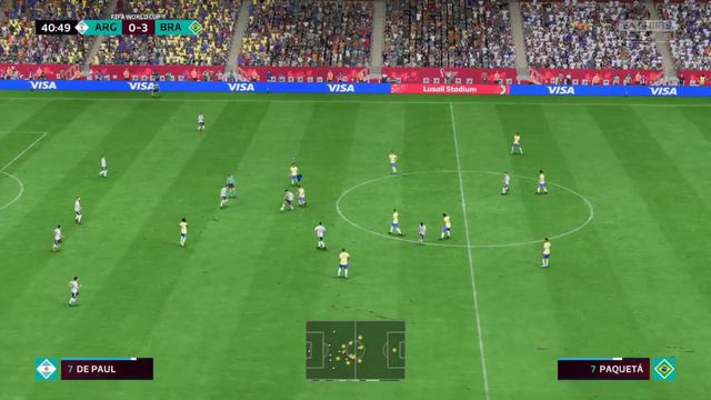 FIFA 23 - FIFA WORLD CUP QATAR BRASIL X ARGENTINA SEMI-FINAL смотреть онлайн