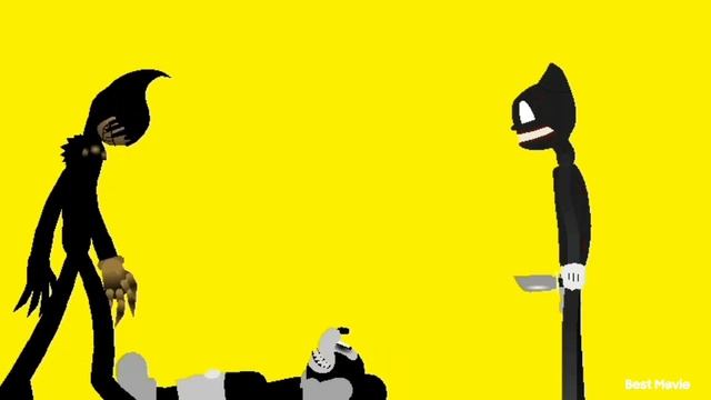 bendy vs cartoon cat vs bendy all parts + all alternate endings (reuploaded) смотреть онлайн