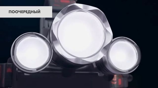 Налобный мощный светодиодный фонарь с регулировкой угла свечения 4 режима работы смотреть онлайн