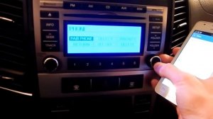 Магнитола. Подключение телефона к магнитоле через блютуз на HYUNDAI SANTA FE