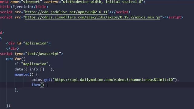 axios api vue//?Curso de vuejs GRATIS (18) api de dailymotion смотреть онлайн
