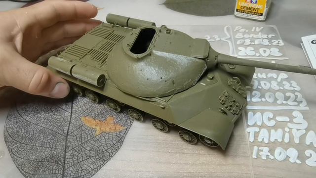 Обзор модели танка ИС-3 в 35м масштабе. Tamiya. смотреть онлайн