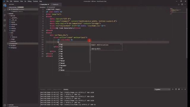 Qr Code Generator Website Build with Django | Project 3 | Part 2 | Hindi смотреть онлайн
