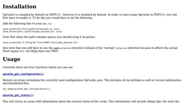 Magento: Which file should be modified/created to enable OPcache? смотреть онлайн