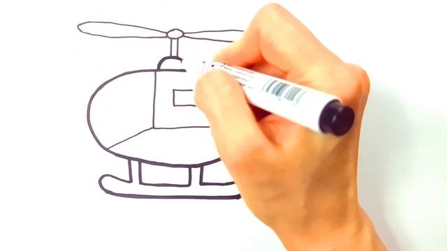 Bolalar uchun vertalyot rasm chizish | Как нарисовать вертолет для детей | How to draw a helicopter смотреть онлайн