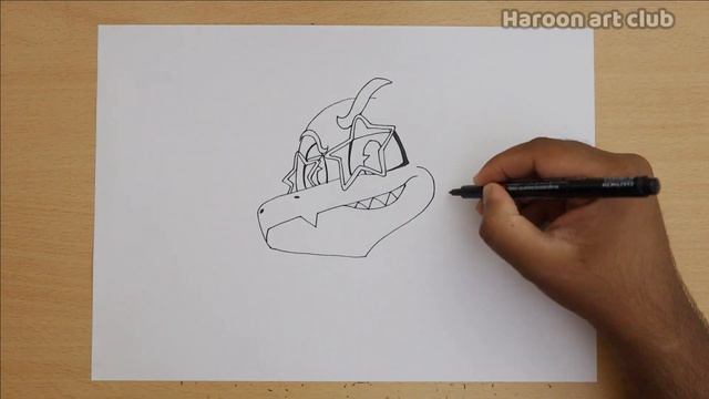 How To Draw Monty | Montgomery Gator | Step by step | Five Nights at Freddy's Security Breach смотреть онлайн