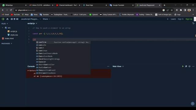 push array method | JavaScript tutorial | Adding Elements using the push() Method смотреть онлайн