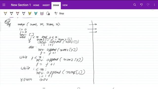 Merge Sorted Array - LeetCode -88 || Top Interview Problem || Mohit bodhija смотреть онлайн