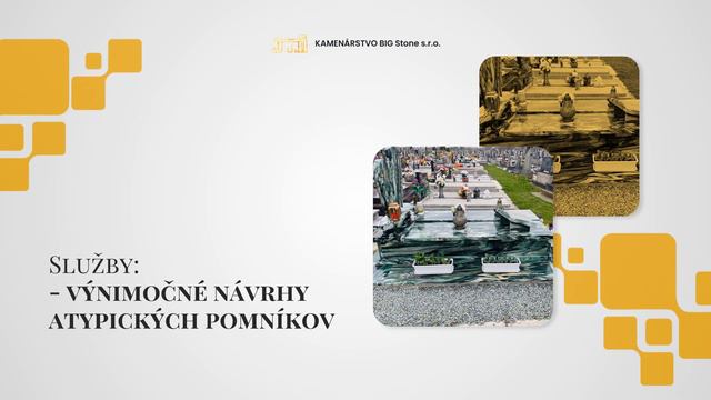 Kamenárstvo BIG Stone, s.r.o. - pomníky, žulové pracovné dosky, obklady Dunajská Streda смотреть онлайн