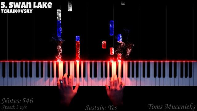 10 BEST RUSSIAN SONGS [EASY PIANO TUTORIAL] смотреть онлайн