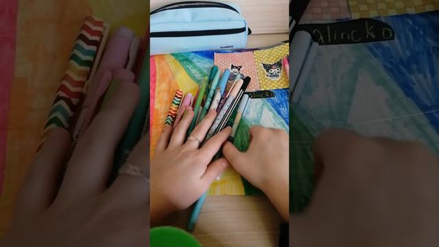 собираю пенал в школу/каникулы закончелись😔/ смотреть онлайн