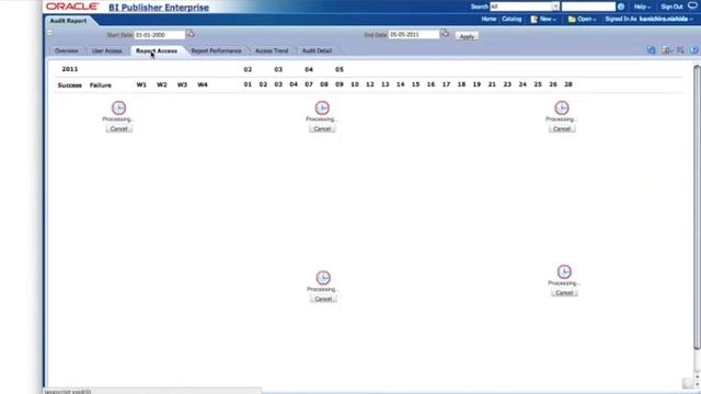 BI Publisher 11g Auditing and Monitoring смотреть онлайн