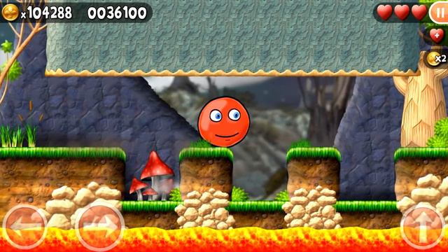 Финальный БОСС в игре про красный шарик! RED BALL for flavios. Огненный шар от квадрата вампира! смотреть онлайн